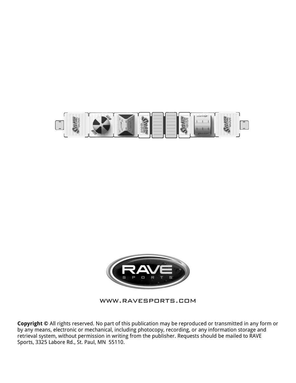 RAVE Sports Splash Trax Arch Bridge User Manual | 32 pages