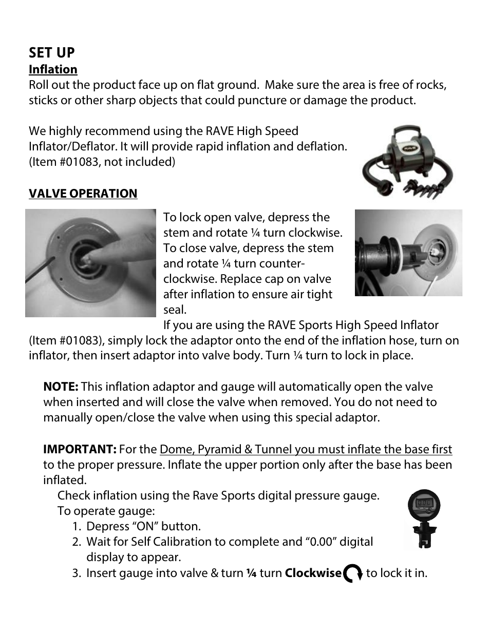 Set up | RAVE Sports Splash Trax Arch Bridge User Manual | Page 18 / 32