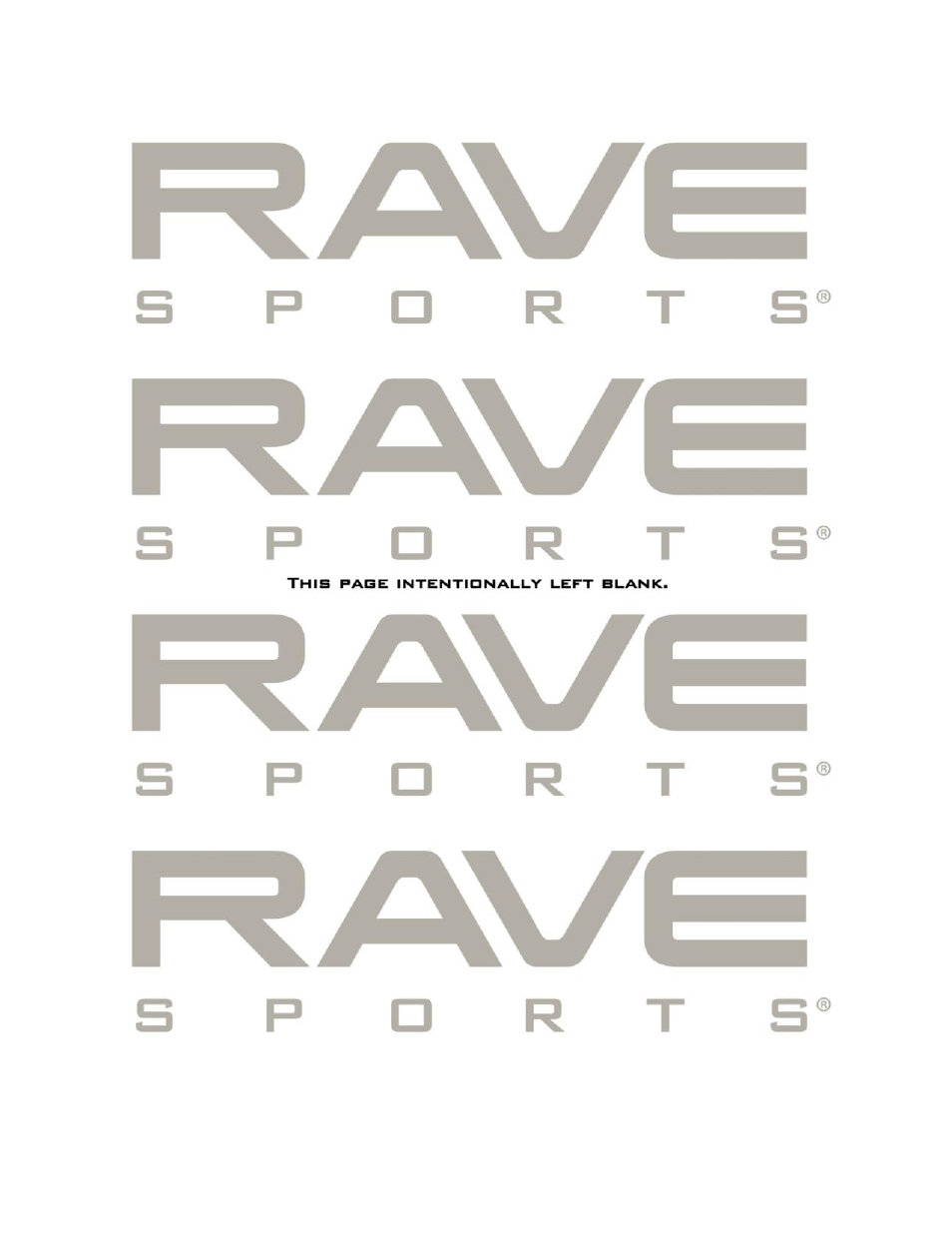 RAVE Sports Splash Trax Arch Bridge User Manual | Page 30 / 32