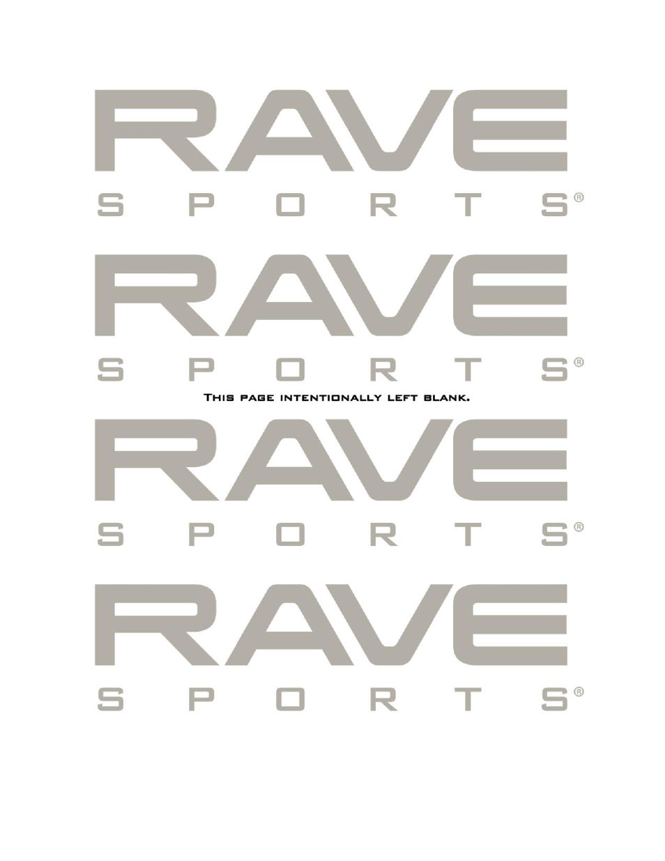 RAVE Sports Splash Trax Arch Bridge User Manual | Page 31 / 32