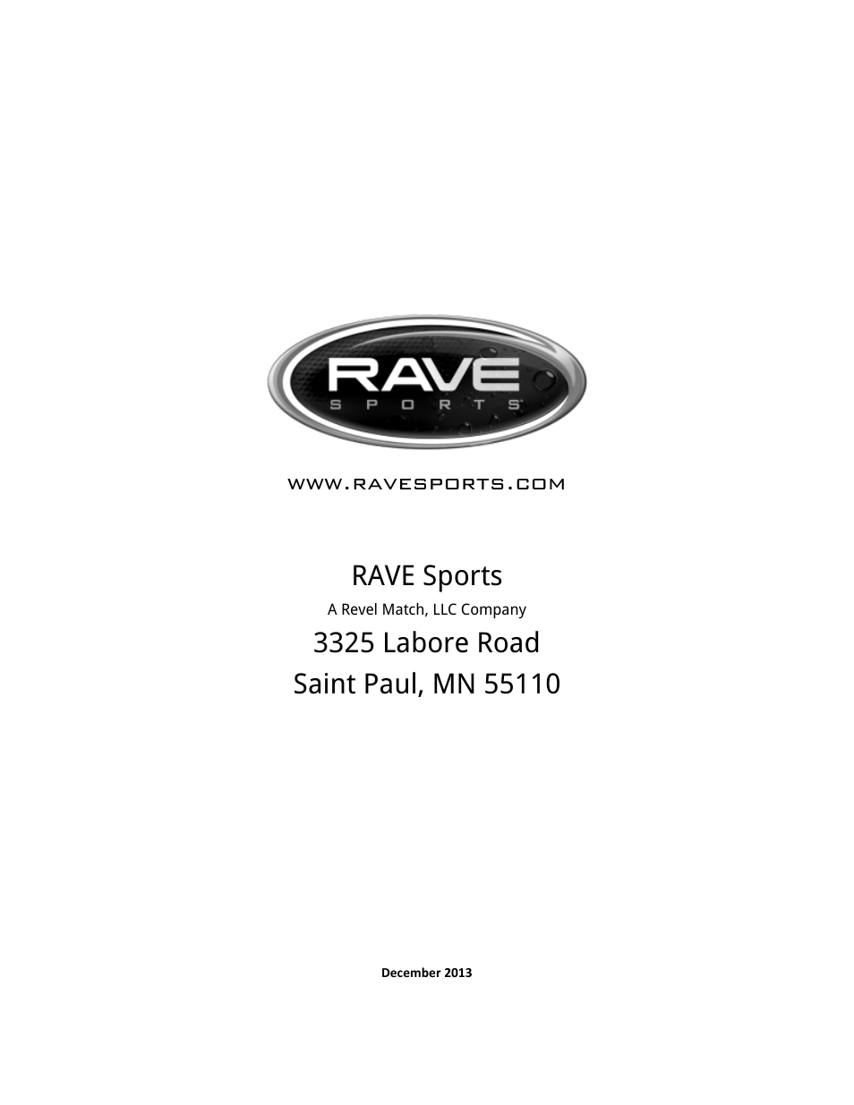 Rave sports | RAVE Sports Splash Trax Arch Bridge User Manual | Page 32 / 32