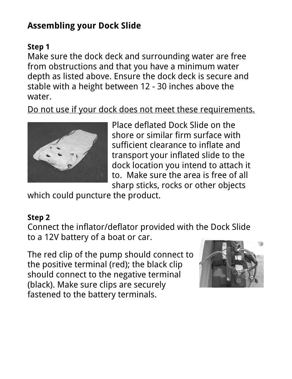 RAVE Sports Dock Slide User Manual | Page 7 / 16