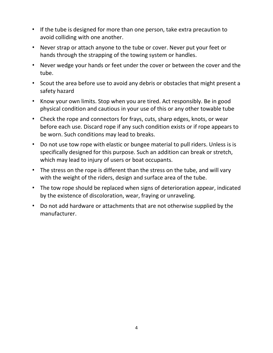RAVE Sports Waterboggan 12 User Manual | Page 4 / 48