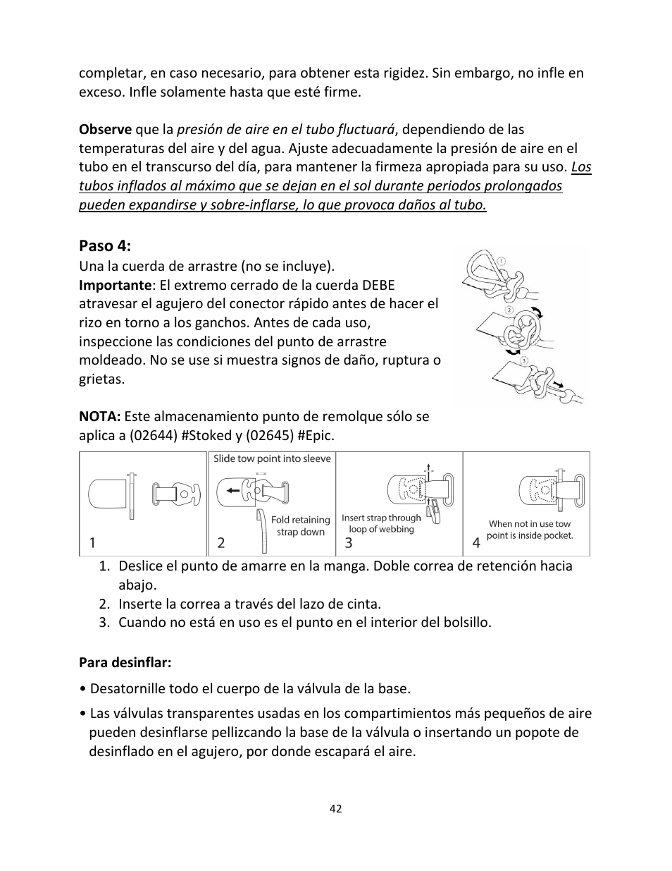 RAVE Sports Waterboggan 12 User Manual | Page 42 / 48