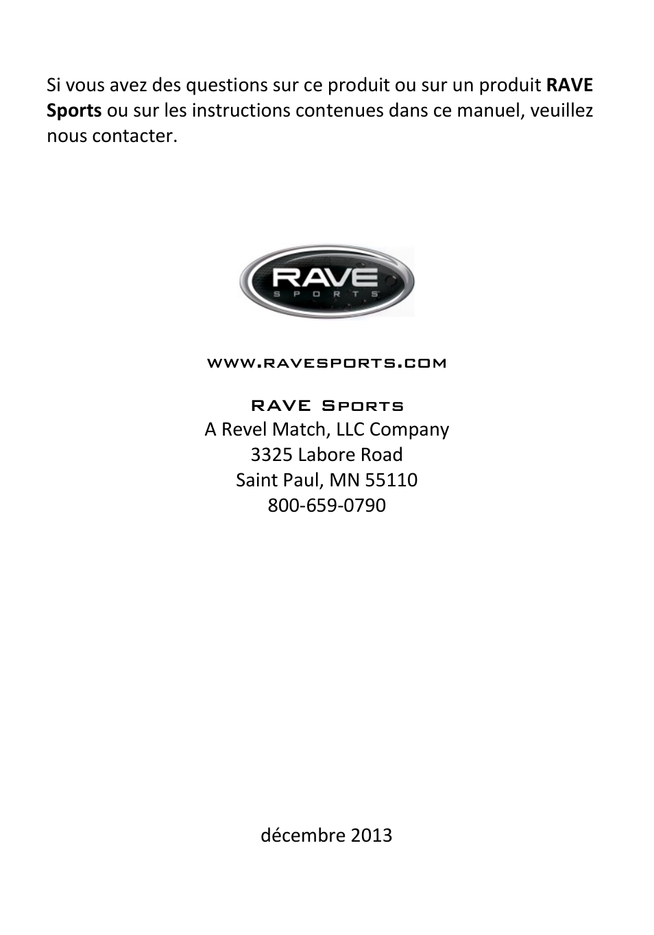 RAVE Sports Jr. Wakeboard Starter Package User Manual | Page 13 / 20