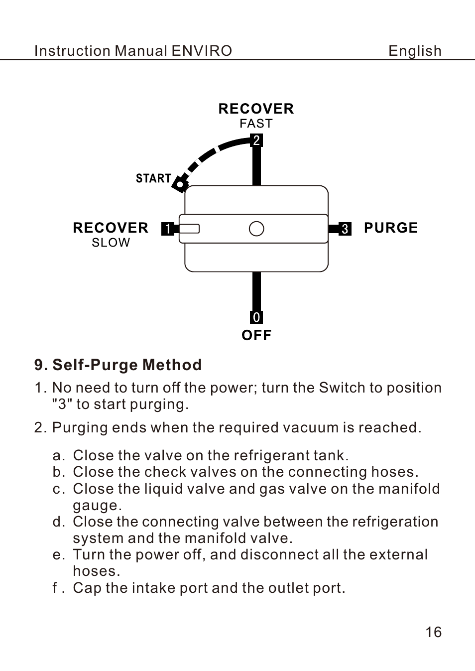 页 19 | REFCO ENVIRO User Manual | Page 19 / 26