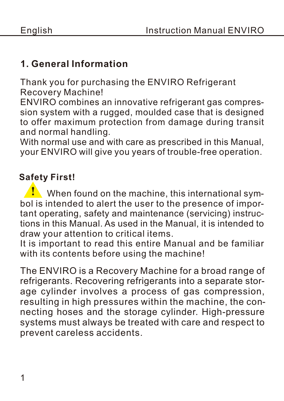 REFCO ENVIRO User Manual | Page 4 / 26