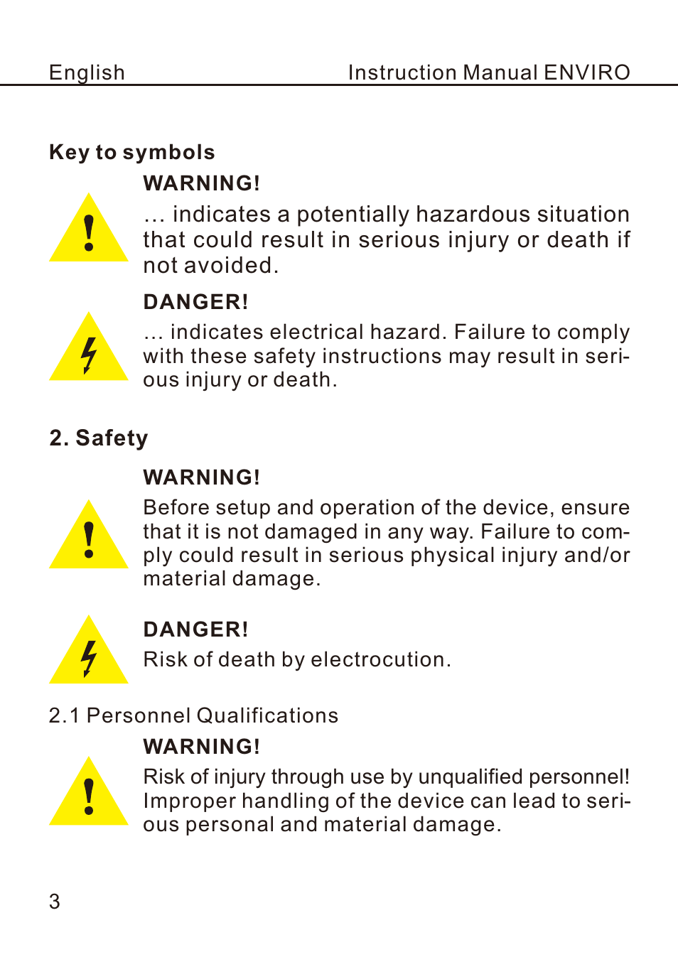 REFCO ENVIRO User Manual | Page 6 / 26