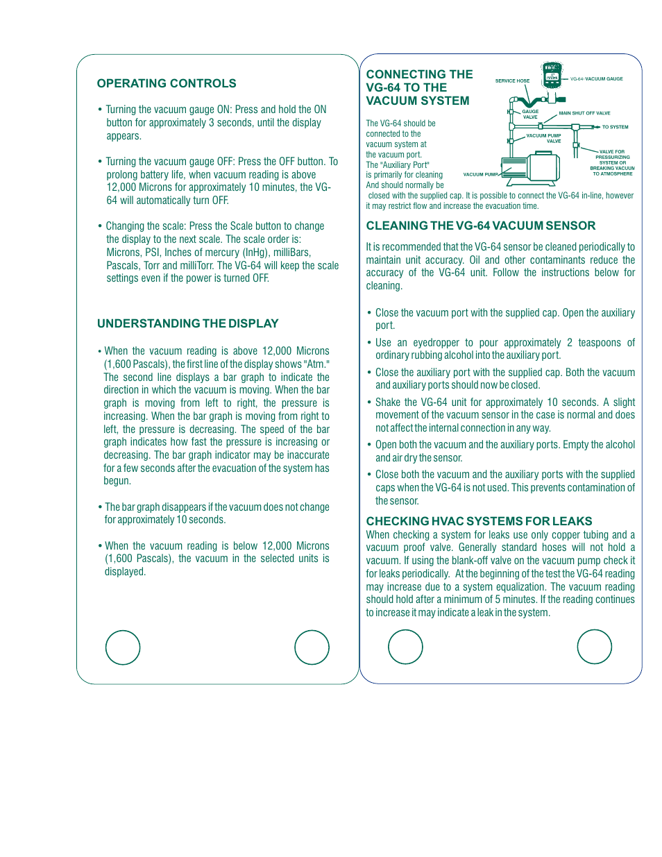 REFCO VG-64 User Manual | Page 2 / 2