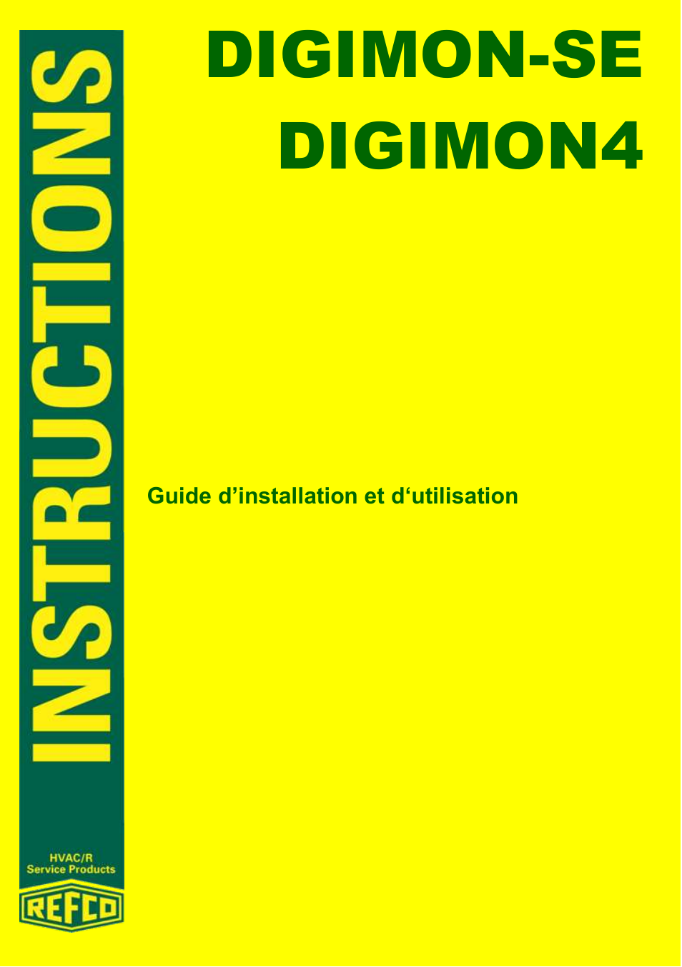 REFCO DIGIMON4 User Manual | 61 pages