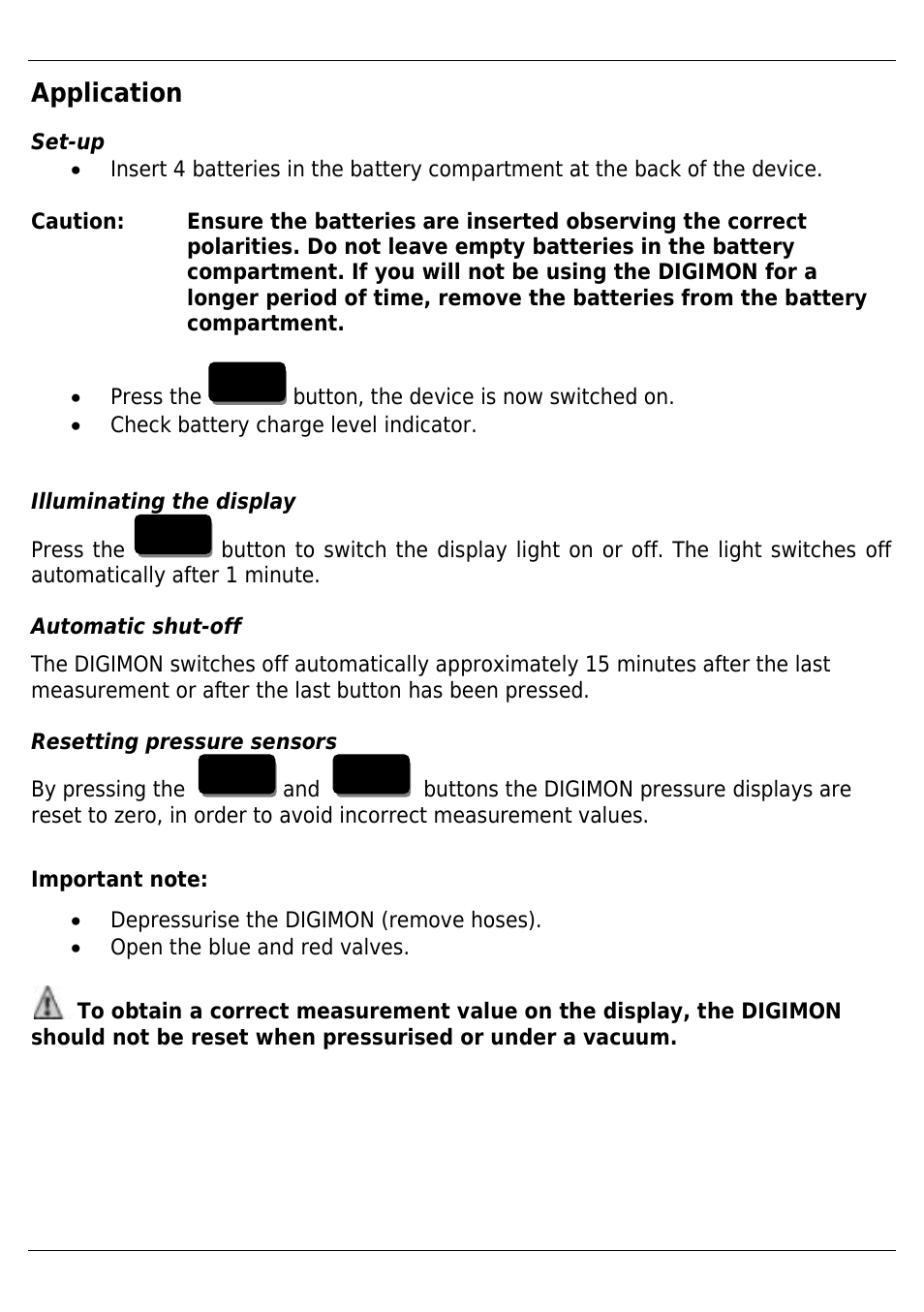 Application | REFCO DIGIMON4 User Manual | Page 9 / 61