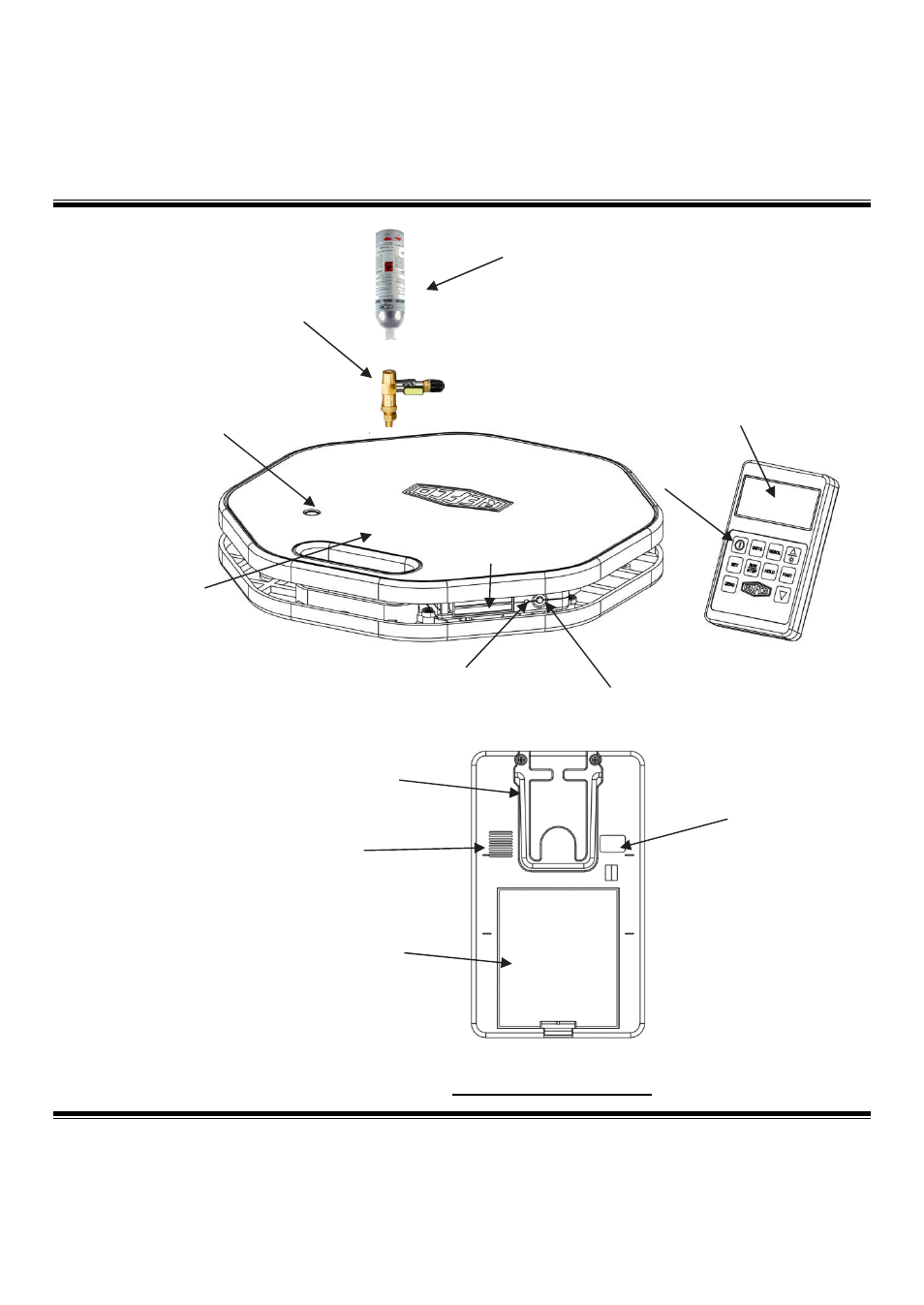 Le parti della bilancia | REFCO OCTA-WIRELESS User Manual | Page 51 / 80