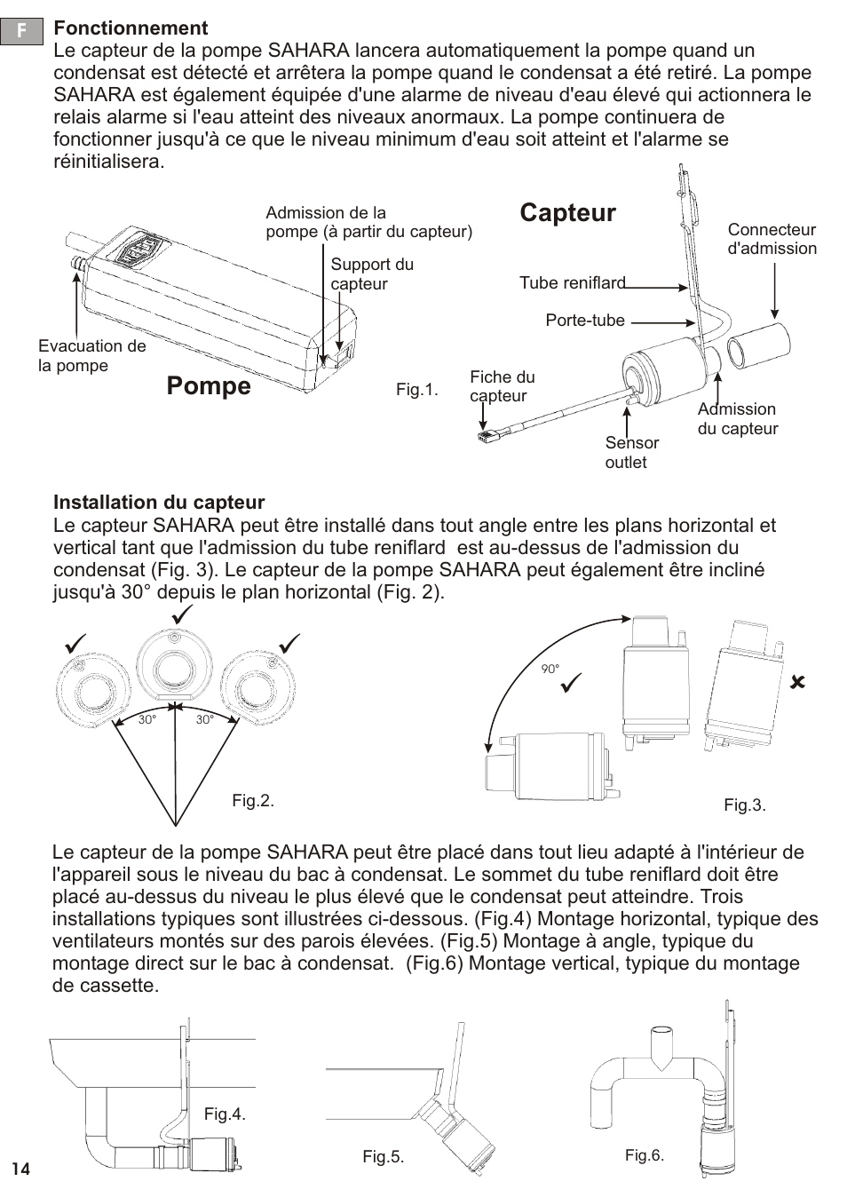 Seite15, Pompe capteur | REFCO SAHARA User Manual | Page 15 / 44
