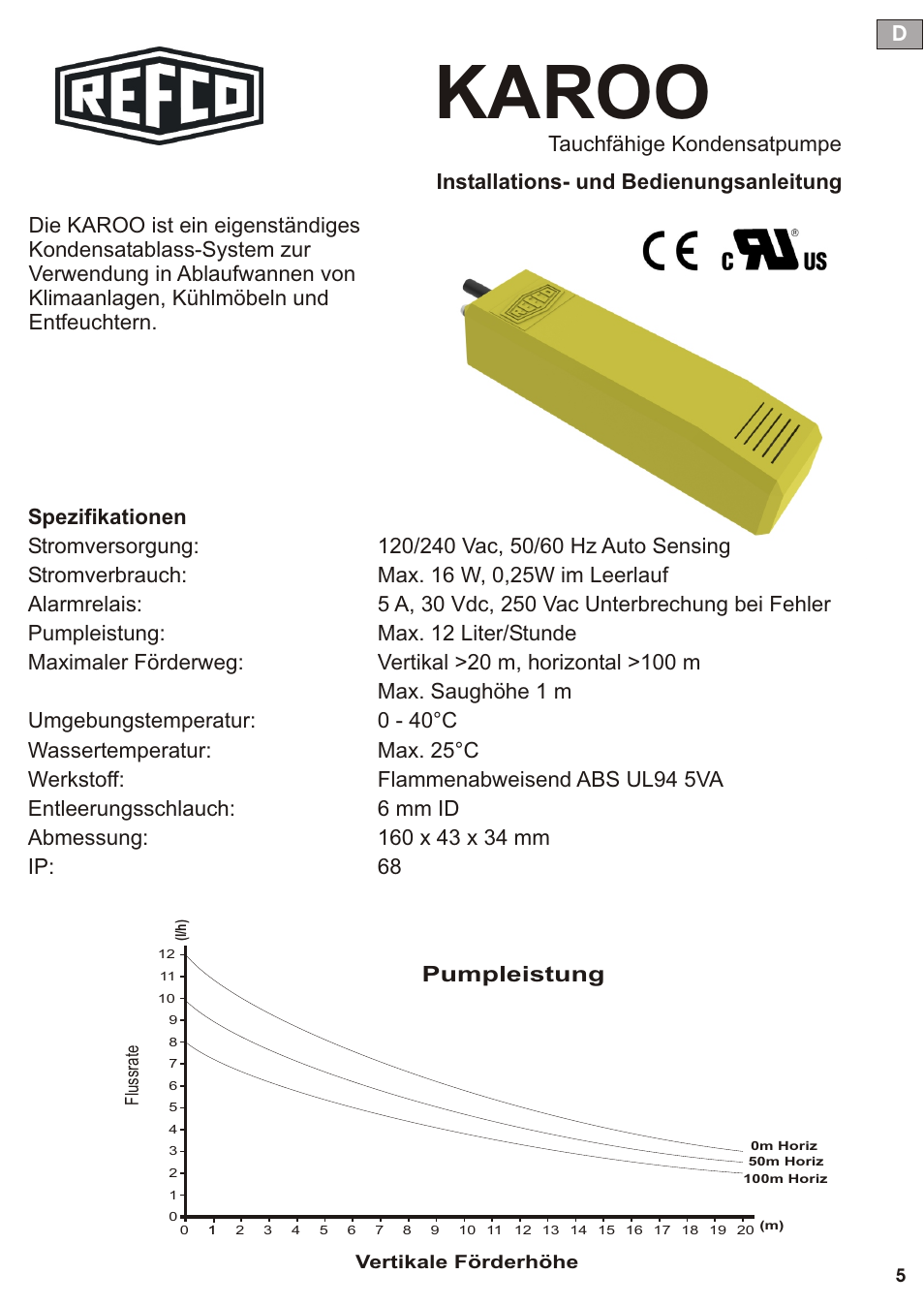 Seite6, Karoo | REFCO KAROO User Manual | Page 6 / 34