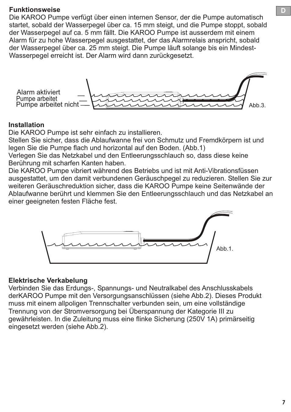 Seite8 | REFCO KAROO User Manual | Page 8 / 34