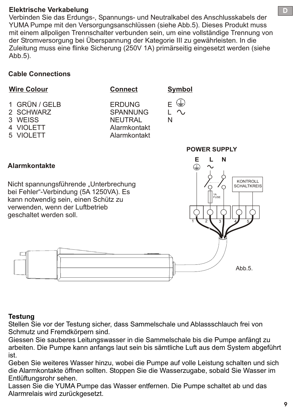 Seite10 | REFCO YUMA User Manual | Page 10 / 38