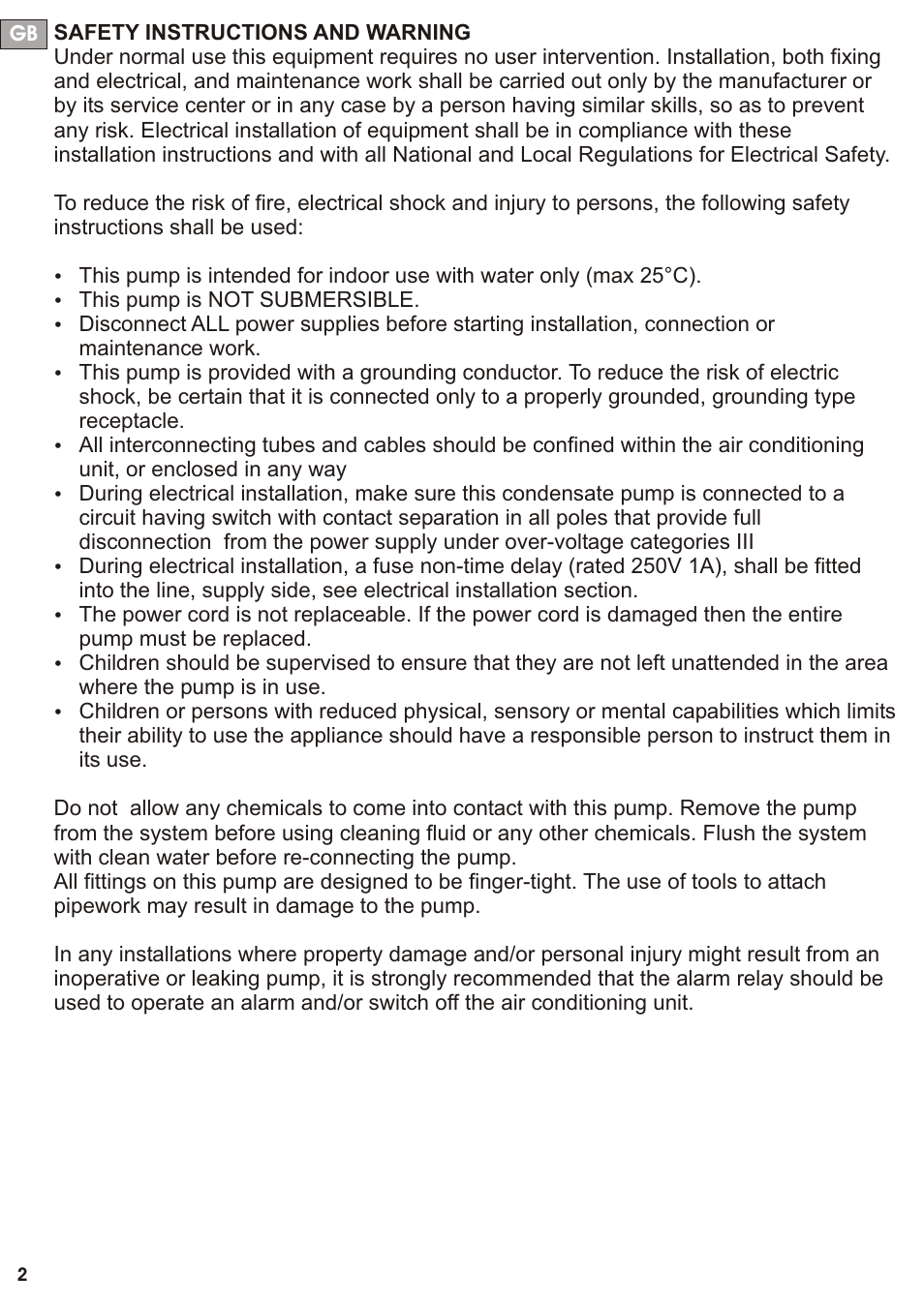 Seite3 | REFCO YUMA User Manual | Page 3 / 38