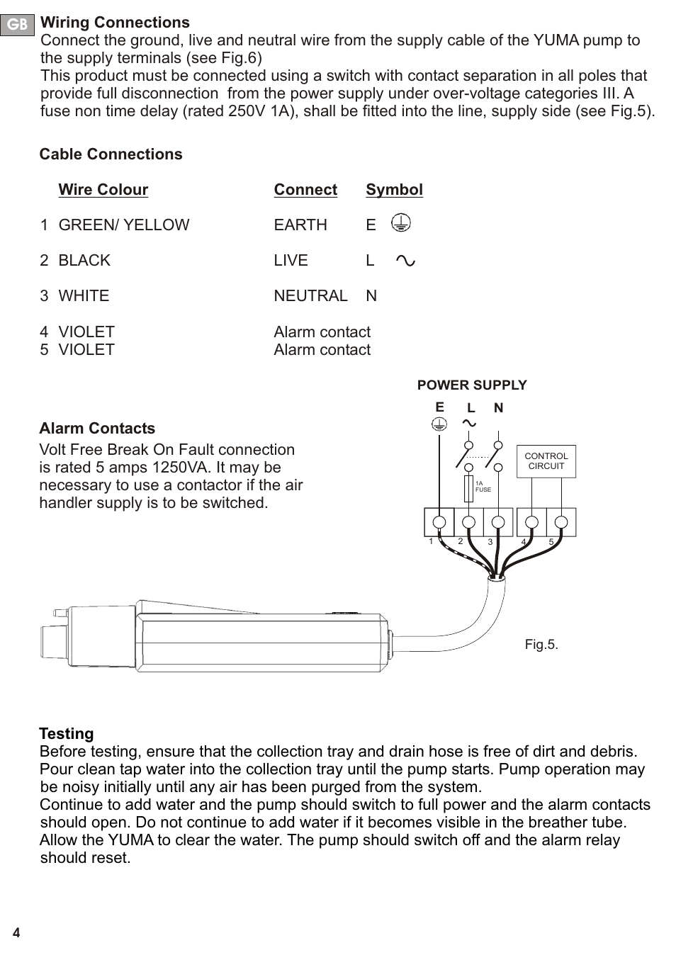 Seite5 | REFCO YUMA User Manual | Page 5 / 38