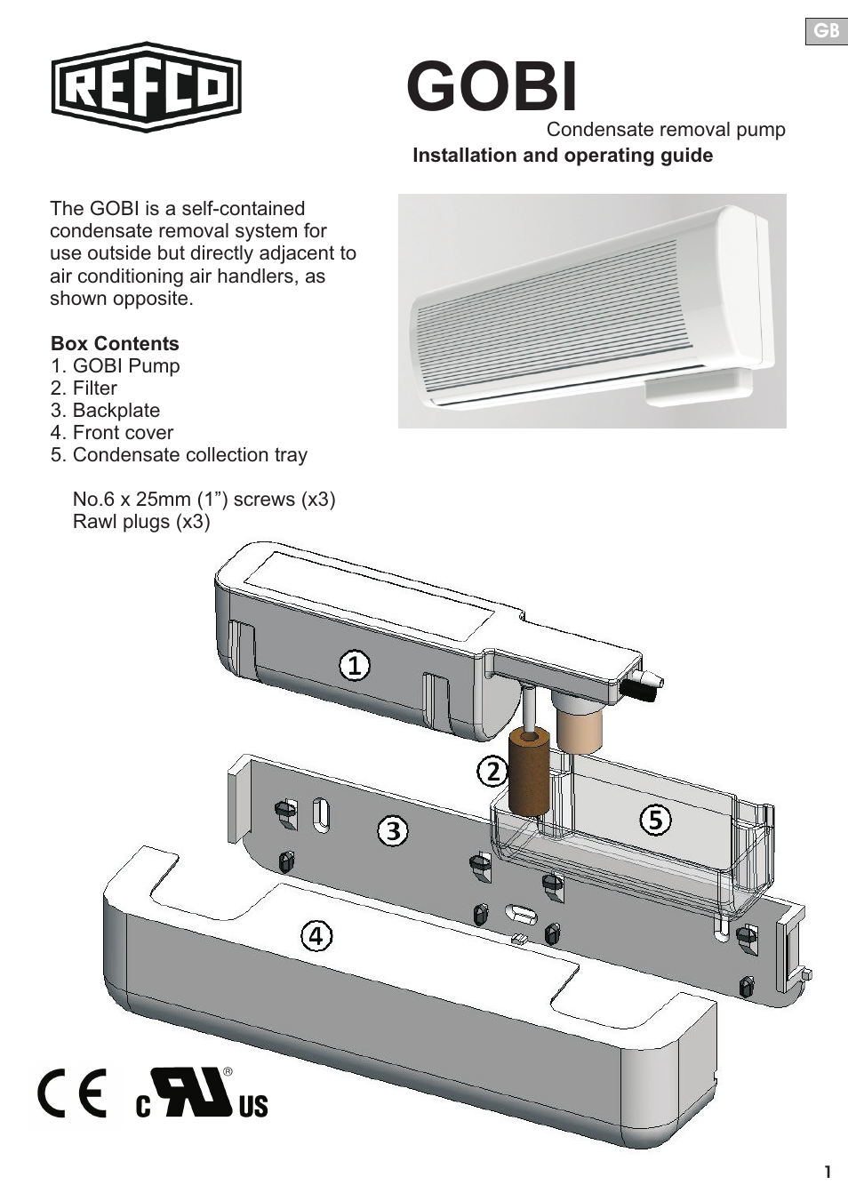 Gobi | REFCO GOBI User Manual | Page 2 / 7