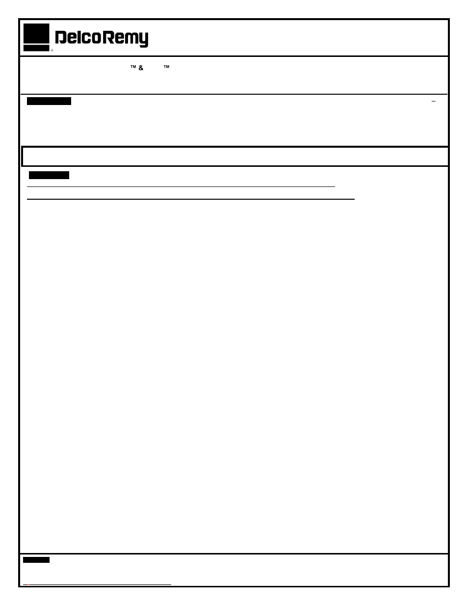 Remy 41MT Side Ground Terminal User Manual | 2 pages