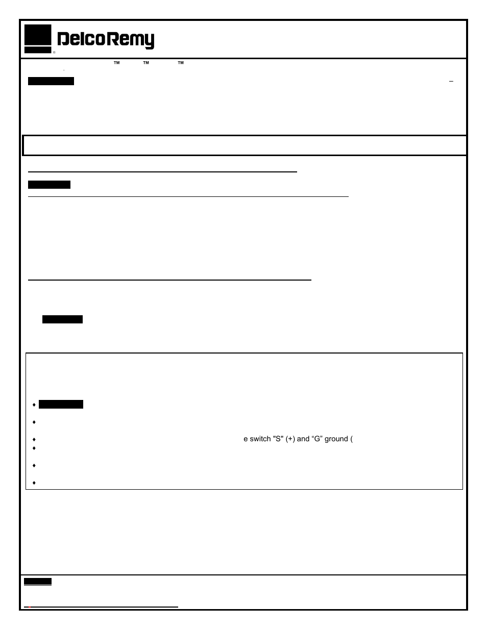 Remy 42MT Conventional Solenoid User Manual | 4 pages