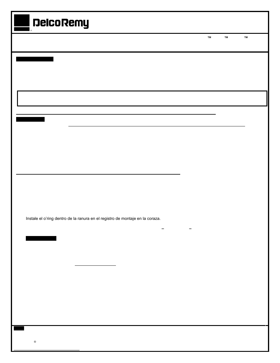 Remy 42MT DE Housing User Manual | Page 2 / 2