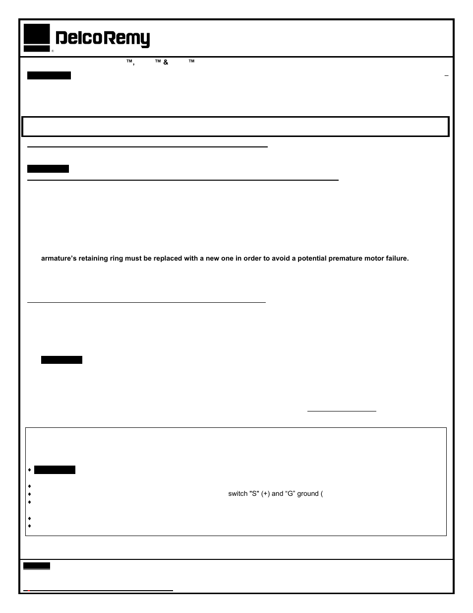 Remy 42MT Drive User Manual | 4 pages