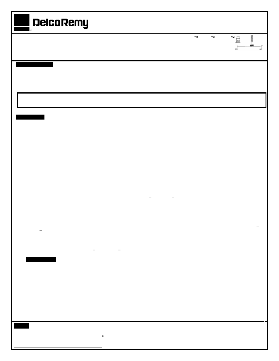 Nota | Remy 42MT Terminal Lead User Manual | Page 2 / 2