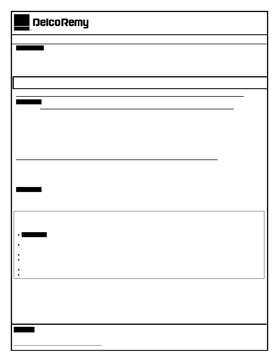 Remy 50MT Conventional Solenoid and Plunger User Manual | 4 pages