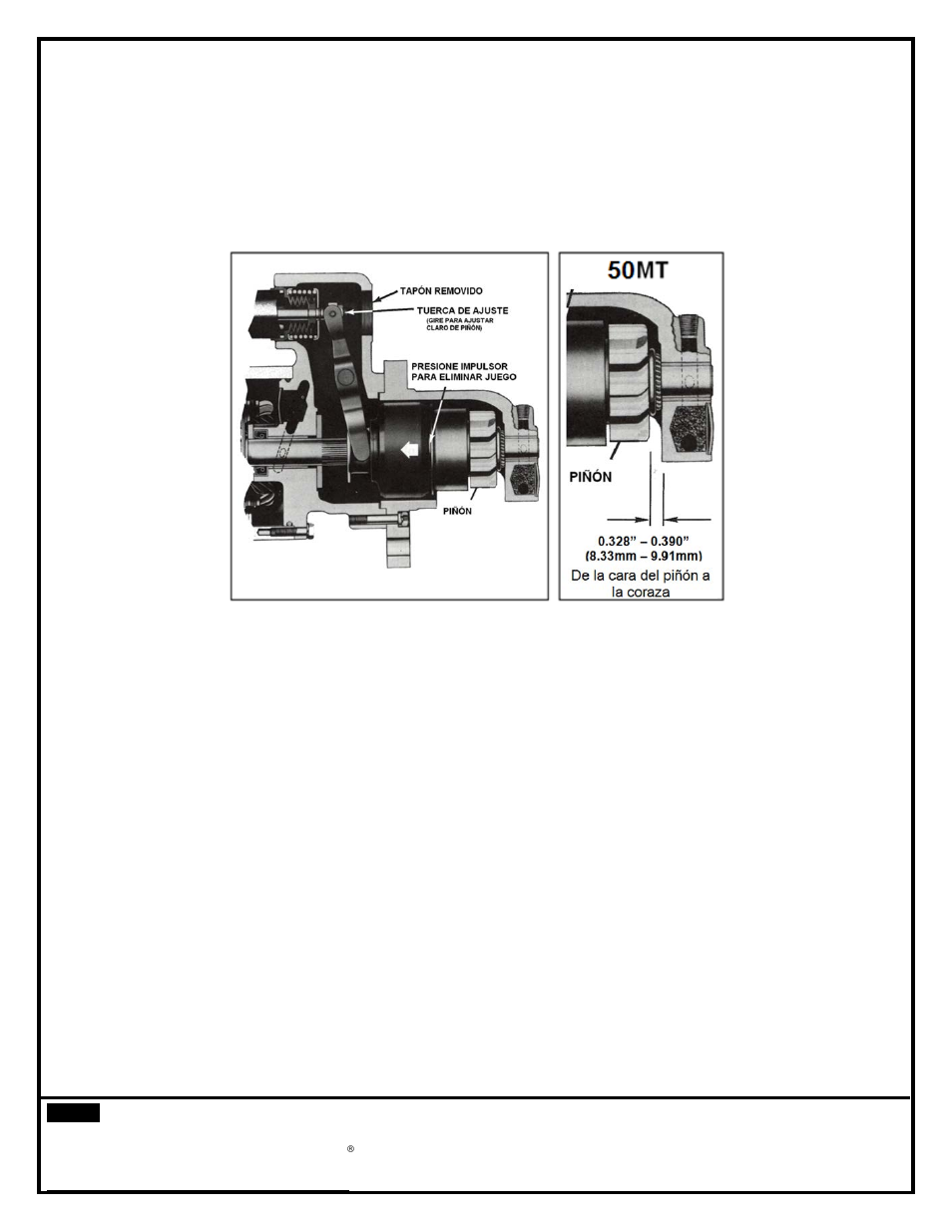Nota | Remy 50MT Conventional Solenoid and Plunger User Manual | Page 4 / 4