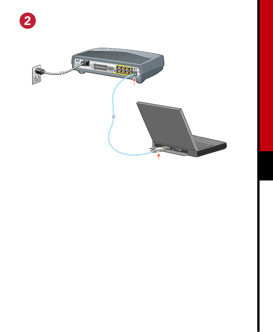 Connect the console cable, Power up the hub | Cisco 1538 User Manual | Page 5 / 8