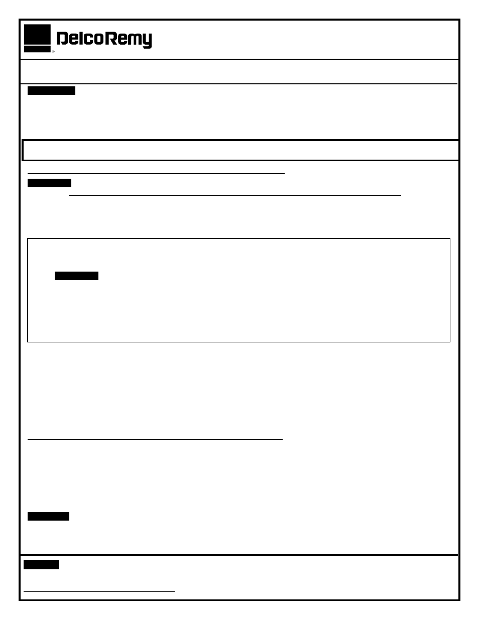 Remy 50MT Drive User Manual | 4 pages