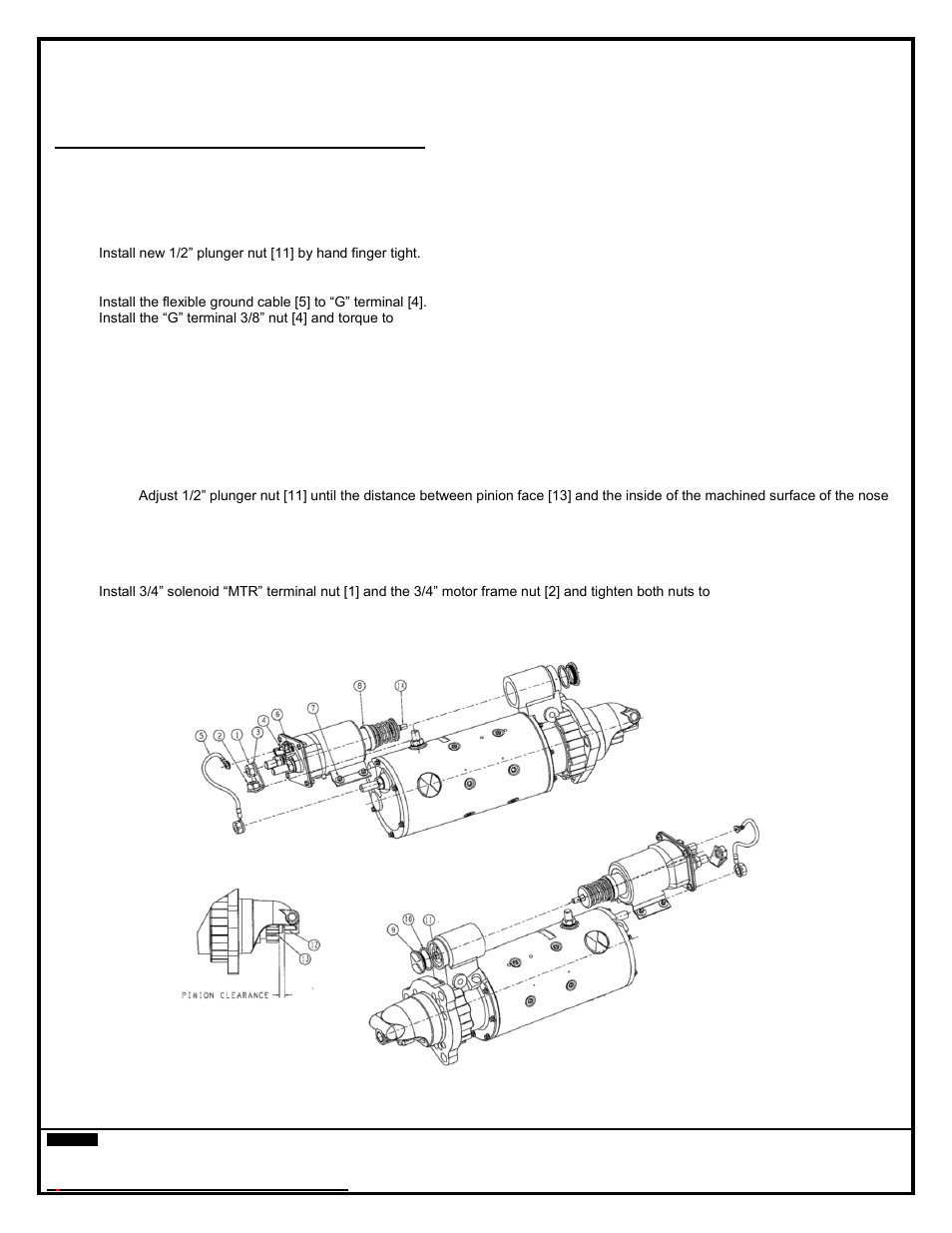 Remy 50MT Motor 12V 24V Semi Solid Link Solenoid User Manual | Page 2 / 2