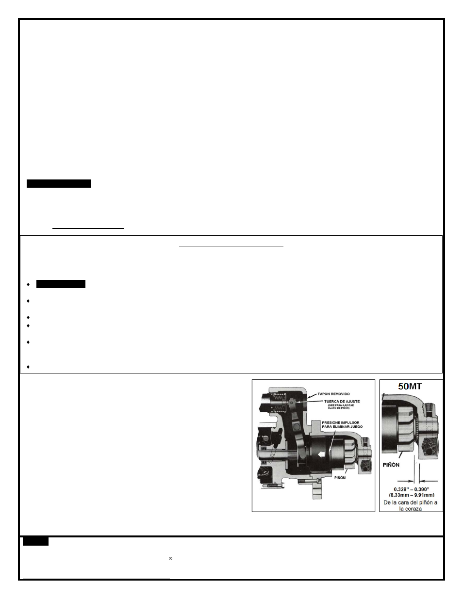 Nota | Remy 50MT Pole Shoe and Field Coil User Manual | Page 4 / 4