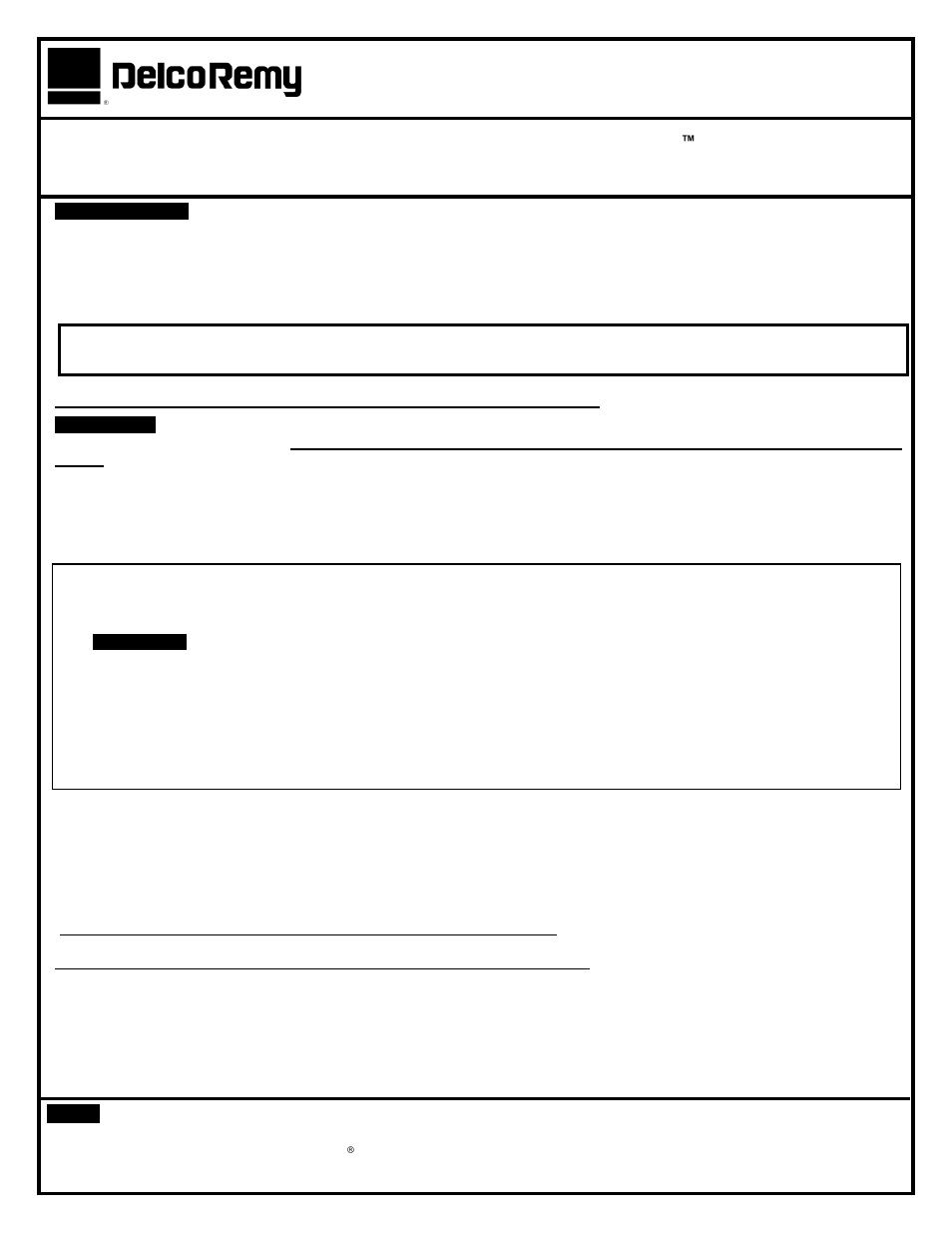 Nota | Remy 50MT Pinion User Manual | Page 3 / 4