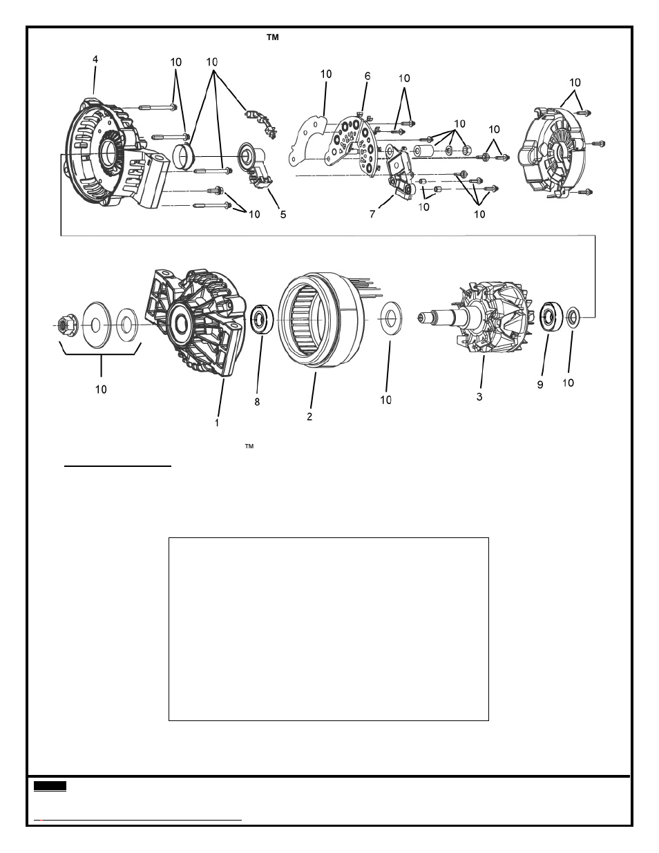 24si ™ service parts | Remy 24SI™ HD User Manual | Page 3 / 7