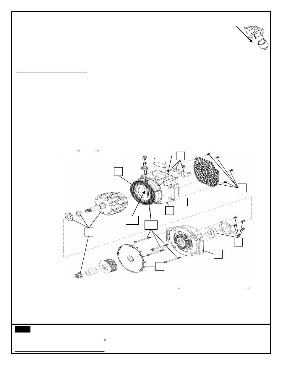 Nota | Remy 55SI™ HD ALTERNATOR REPLACEMENT User Manual | Page 4 / 5