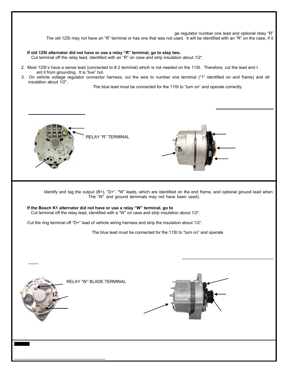 Remy REPLACING DELCO REMY BOSCH K1 ALTERNATORS User Manual | Page 3 / 3
