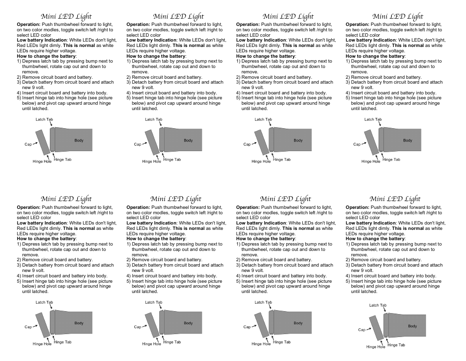 Rigel Systems Skylite Mini User Manual | 2 pages