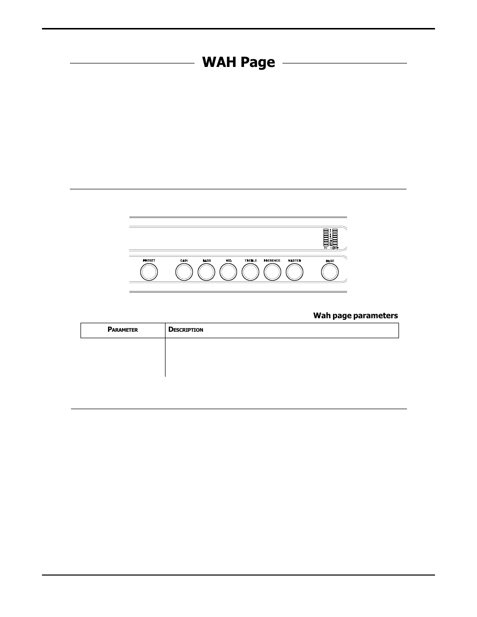 Wah page | Rocktron Prophesy II User Manual | Page 28 / 96