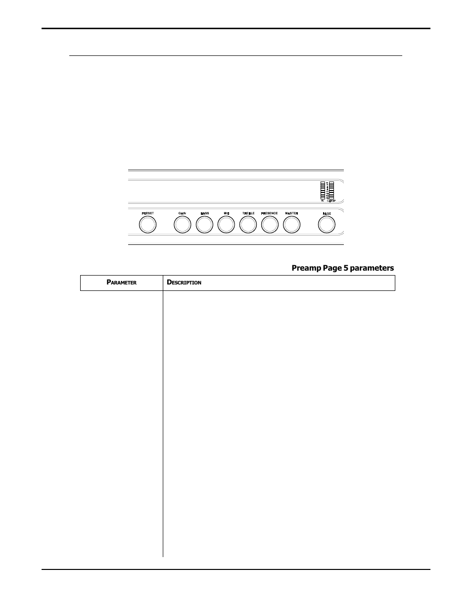 Global eq, Preamp page 5 | Rocktron Prophesy II User Manual | Page 33 / 96