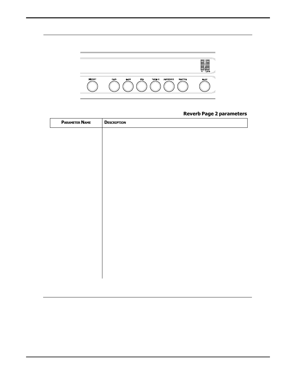 Reverb page 2 | Rocktron Prophesy II User Manual | Page 51 / 96