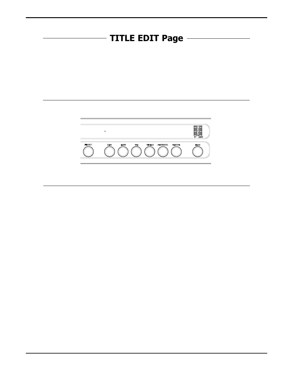 Title edit page | Rocktron Prophesy II User Manual | Page 64 / 96