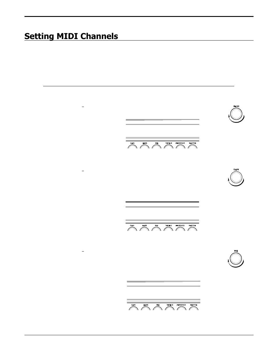 Setting midi channels | Rocktron Prophesy II User Manual | Page 82 / 96
