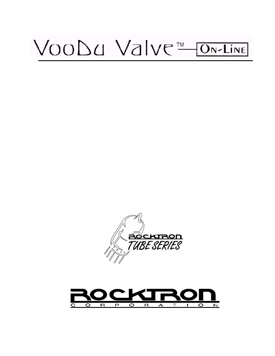 Rocktron VooDu Valve User Manual | 105 pages