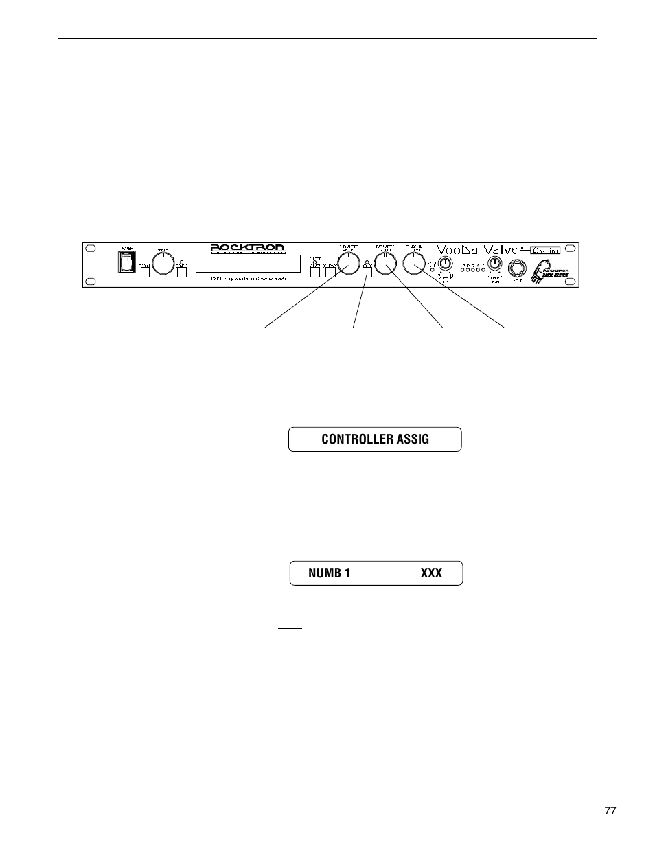 Controller assignments | Rocktron VooDu Valve User Manual | Page 79 / 105