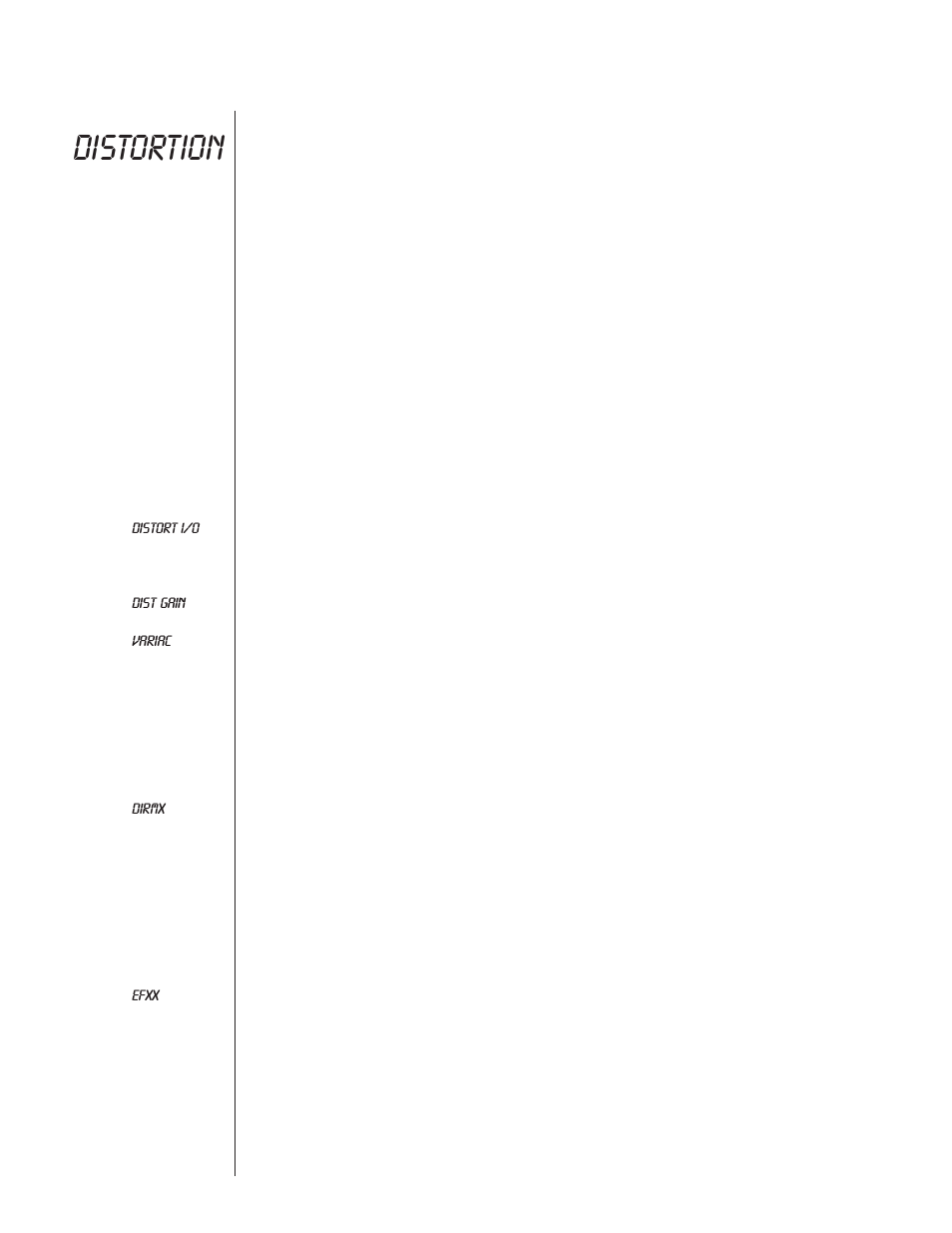 Distortion, Function | Rocktron Blue Thunder User Manual | Page 20 / 64