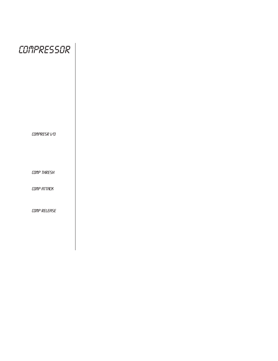 Compressor, Function | Rocktron Blue Thunder User Manual | Page 22 / 64