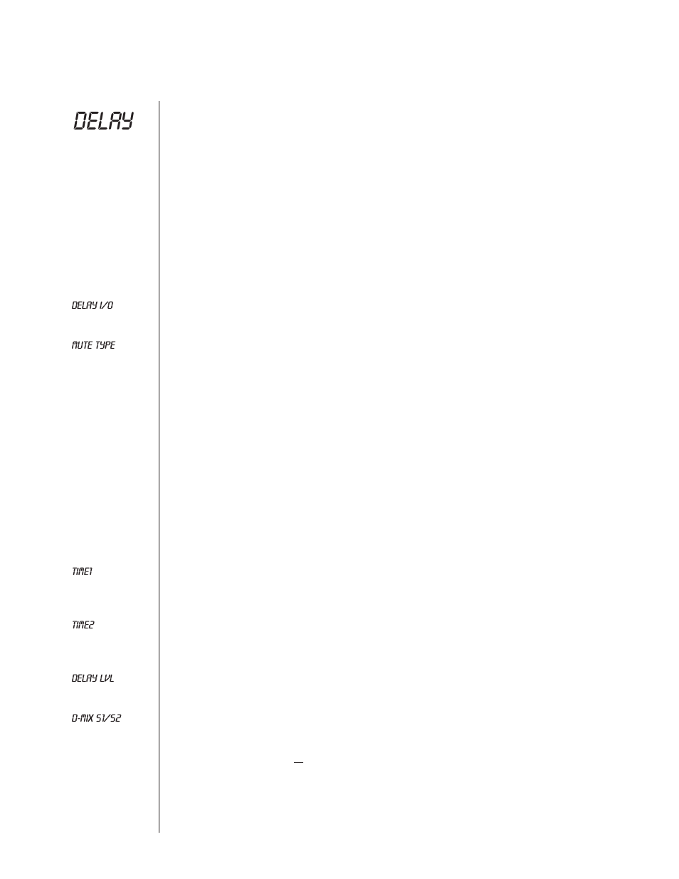 Delay, Function | Rocktron Blue Thunder User Manual | Page 23 / 64