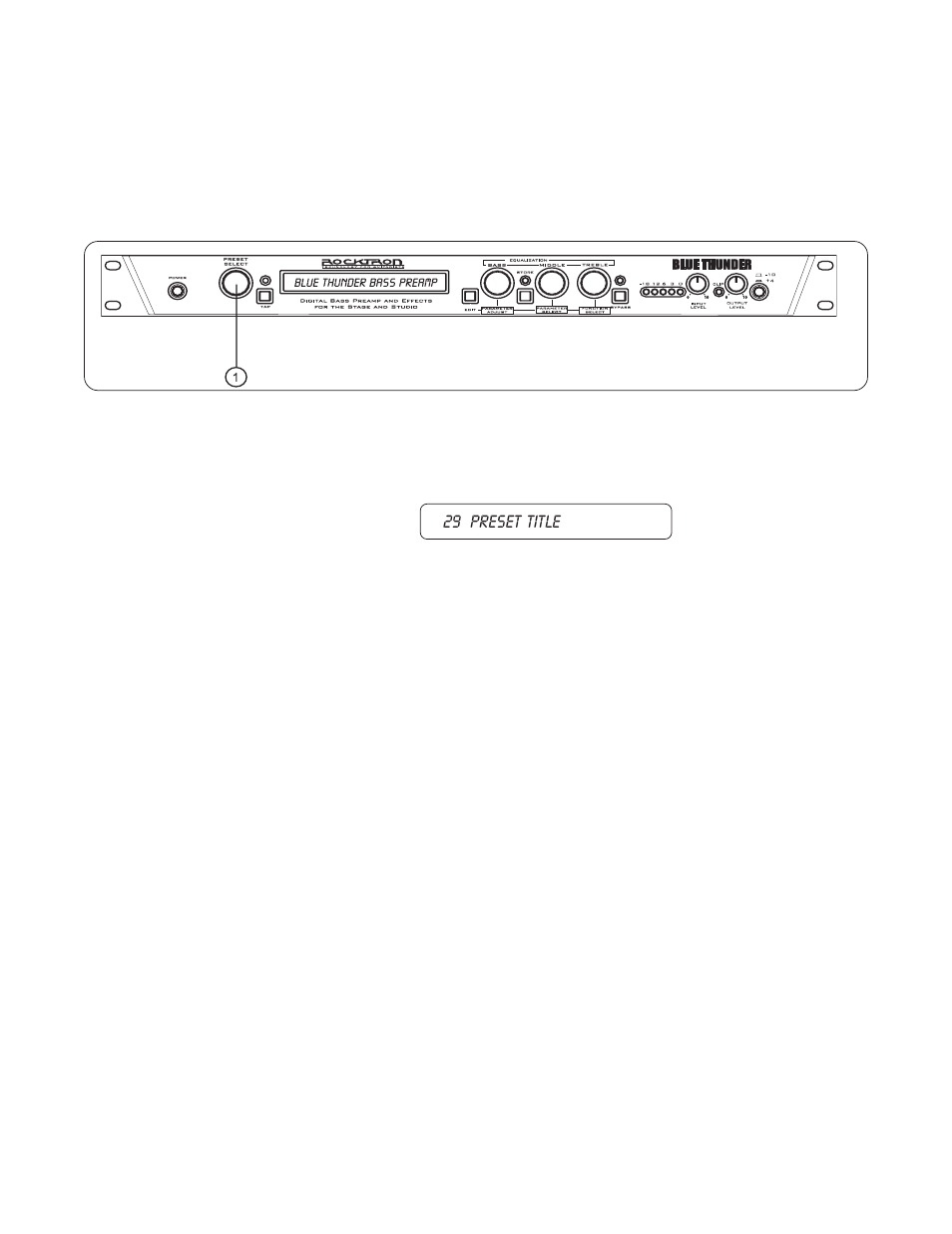 Operating the blue thunder | Rocktron Blue Thunder User Manual | Page 34 / 64